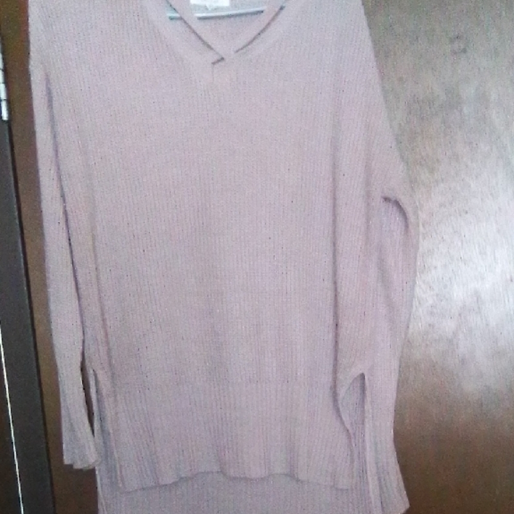 Maurices Light Pink V-Neck Sweater